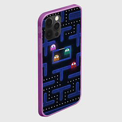 Чехол для iPhone 12 Pro Max Pacman, цвет: 3D-сиреневый — фото 2