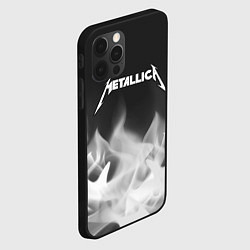 Чехол для iPhone 12 Pro Max METALLICA МЕТАЛЛИКА, цвет: 3D-черный — фото 2