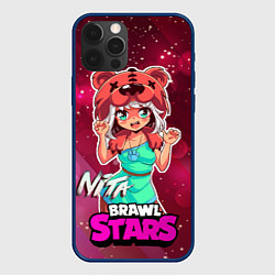 Чехол для iPhone 12 Pro Max Nita Brawl Stars, цвет: 3D-тёмно-синий