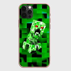 Чехол iPhone 12 Pro Max Minecraft creeper