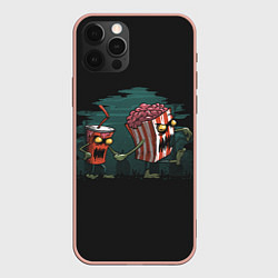 Чехол для iPhone 12 Pro Max Zombie, цвет: 3D-светло-розовый