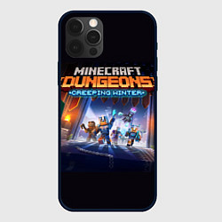 Чехол для iPhone 12 Pro Max Minecraft Dungeons, цвет: 3D-черный