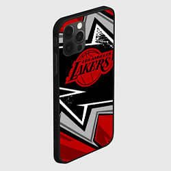 Чехол для iPhone 12 Pro Max LA LAKERS RED, цвет: 3D-черный — фото 2