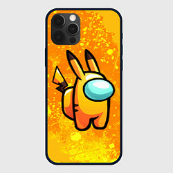 Чехол iPhone 12 Pro Max AMONG US - Pikachu