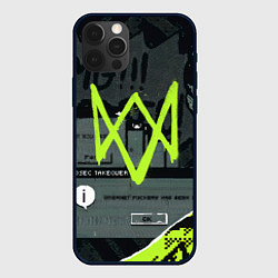 Чехол для iPhone 12 Pro Max WATCH DOGS: LEGION, цвет: 3D-черный