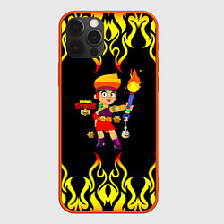 Чехол iPhone 12 Pro Max Brawl StarsAmber