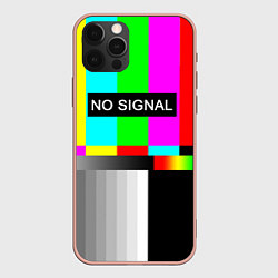 Чехол для iPhone 12 Pro Max NO SIGNAL, цвет: 3D-светло-розовый