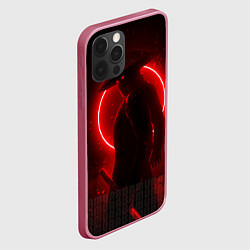 Чехол для iPhone 12 Pro Max SAMURAI, цвет: 3D-малиновый — фото 2