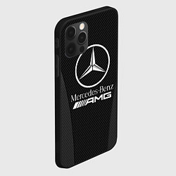 Чехол для iPhone 12 Pro Max MERCEDES-BENZ, цвет: 3D-черный — фото 2