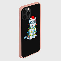 Чехол для iPhone 12 Pro Max Щенок, цвет: 3D-светло-розовый — фото 2