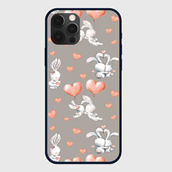 Чехол для iPhone 12 Pro Max Влюбленные, цвет: 3D-черный