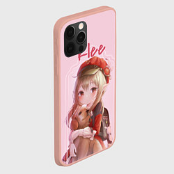 Чехол для iPhone 12 Pro Max Genshin Impact, цвет: 3D-светло-розовый — фото 2