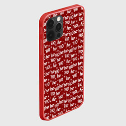Чехол для iPhone 12 Pro Max Х0-Хо-Хо, цвет: 3D-красный — фото 2