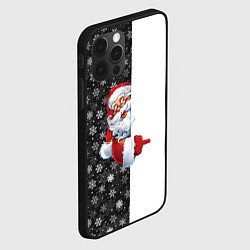 Чехол для iPhone 12 Pro Max Дедушка Мороз, цвет: 3D-черный — фото 2