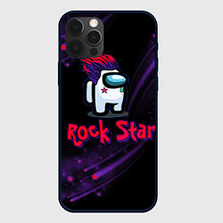 Чехол iPhone 12 Pro Max Among Us Rock Star