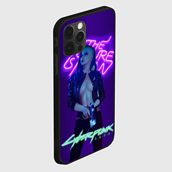 Чехол для iPhone 12 Pro Max Cyberpunk 2077 V, цвет: 3D-черный — фото 2