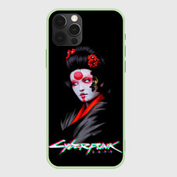 Чехол iPhone 12 Pro Max CYBERPUNK 2077 JAPAN