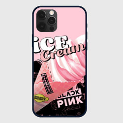 Чехол для iPhone 12 Pro Max BLACKPINK ICE CREAM, цвет: 3D-черный