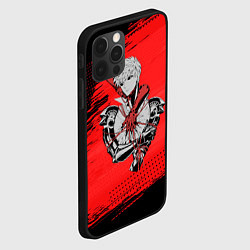 Чехол для iPhone 12 Pro Max Генос One Punch Man, цвет: 3D-черный — фото 2