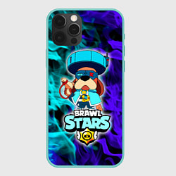 Чехол для iPhone 12 Pro Max Brawl StarsRonin Ruffs, цвет: 3D-мятный