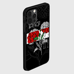 Чехол для iPhone 12 Pro Max Обещанный Неверленд Цветы Вида, цвет: 3D-черный — фото 2