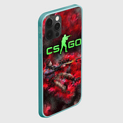 Чехол для iPhone 12 Pro Max CS GO Red heat, цвет: 3D-мятный — фото 2