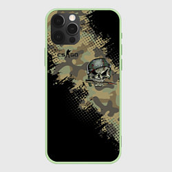 Чехол для iPhone 12 Pro Max Counter Strike, цвет: 3D-салатовый