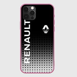 Чехол для iPhone 12 Pro Max Renault, цвет: 3D-малиновый