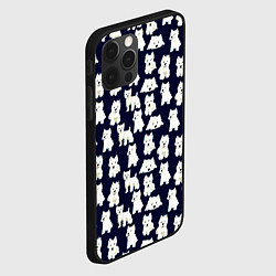 Чехол для iPhone 12 Pro Max Собаки Пушистики, цвет: 3D-черный — фото 2