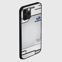 Чехол для iPhone 12 Pro Max SUBARU СУБАРУ, цвет: 3D-черный — фото 2