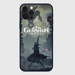 Чехол для iPhone 12 Pro Max Genshin impact Noelle, цвет: 3D-черный