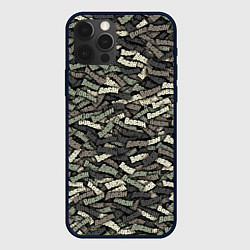 Чехол для iPhone 12 Pro Max Камуфляж - Вован, цвет: 3D-черный