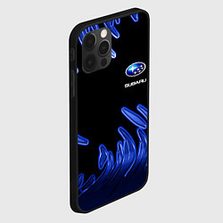 Чехол для iPhone 12 Pro Max Subaru, цвет: 3D-черный — фото 2