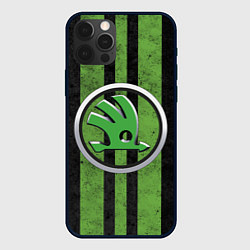 Чехол iPhone 12 Pro Max Skoda Green Logo Z