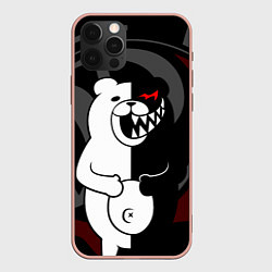 Чехол для iPhone 12 Pro Max MONOKUMA МОНОКУМА DANGANRO, цвет: 3D-светло-розовый