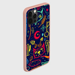 Чехол для iPhone 12 Pro Max Узоры из снов, цвет: 3D-светло-розовый — фото 2