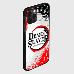 Чехол для iPhone 12 Pro Max КЛИНОК, РАССЕКАЮЩИЙ ДЕМОНОВ, цвет: 3D-черный — фото 2
