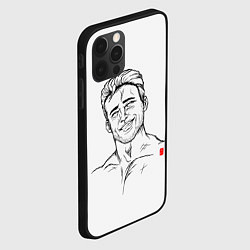 Чехол для iPhone 12 Pro Max Aniki, цвет: 3D-черный — фото 2