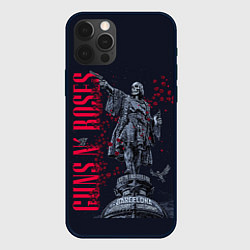 Чехол для iPhone 12 Pro Max GUNS-N-ROSES, цвет: 3D-черный