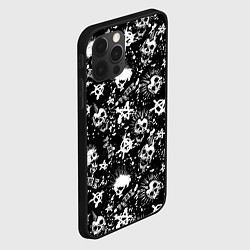 Чехол для iPhone 12 Pro Max Панк, цвет: 3D-черный — фото 2