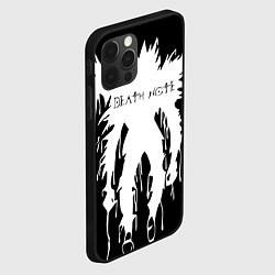Чехол для iPhone 12 Pro Max DEATH NOTE ТЕТРАДЬ СМЕРТИ, цвет: 3D-черный — фото 2