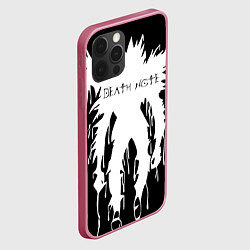 Чехол для iPhone 12 Pro Max DEATH NOTE ТЕТРАДЬ СМЕРТИ, цвет: 3D-малиновый — фото 2