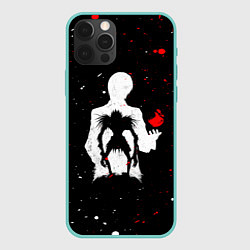 Чехол для iPhone 12 Pro Max DEATH NOTE ТЕТРАДЬ СМЕРТИ, цвет: 3D-мятный