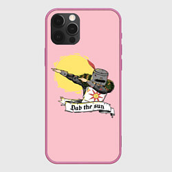 Чехол для iPhone 12 Pro Max Dab the sun, цвет: 3D-малиновый