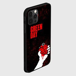 Чехол для iPhone 12 Pro Max Green day, цвет: 3D-черный — фото 2