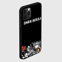Чехол для iPhone 12 Pro Max 8bit Dark Souls, цвет: 3D-черный — фото 2