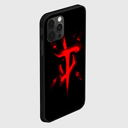 Чехол для iPhone 12 Pro Max DOOM ETERNAL ДУМ, цвет: 3D-черный — фото 2