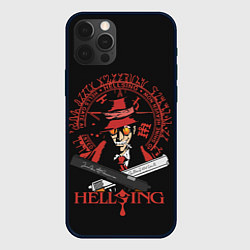 Чехол для iPhone 12 Pro Max Hellsing, цвет: 3D-черный