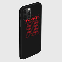 Чехол для iPhone 12 Pro Max Evangelion Neon Genesis, цвет: 3D-черный — фото 2