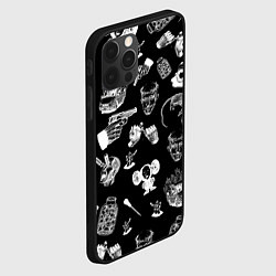 Чехол для iPhone 12 Pro Max КРОВОСТОК ТАТУИРОВКИ, цвет: 3D-черный — фото 2